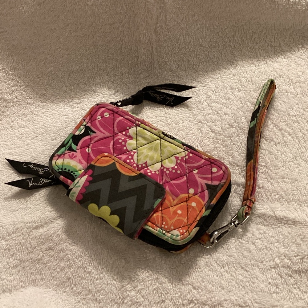Vera Bradley Multicolor Floral Wristlet